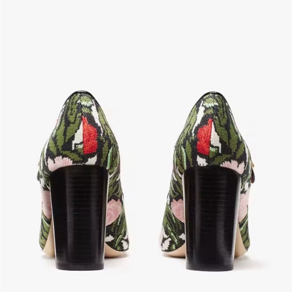 ♠️kate spade Muse Rose Garden Needlepoint Pumps NIB - Picture 5 of 16